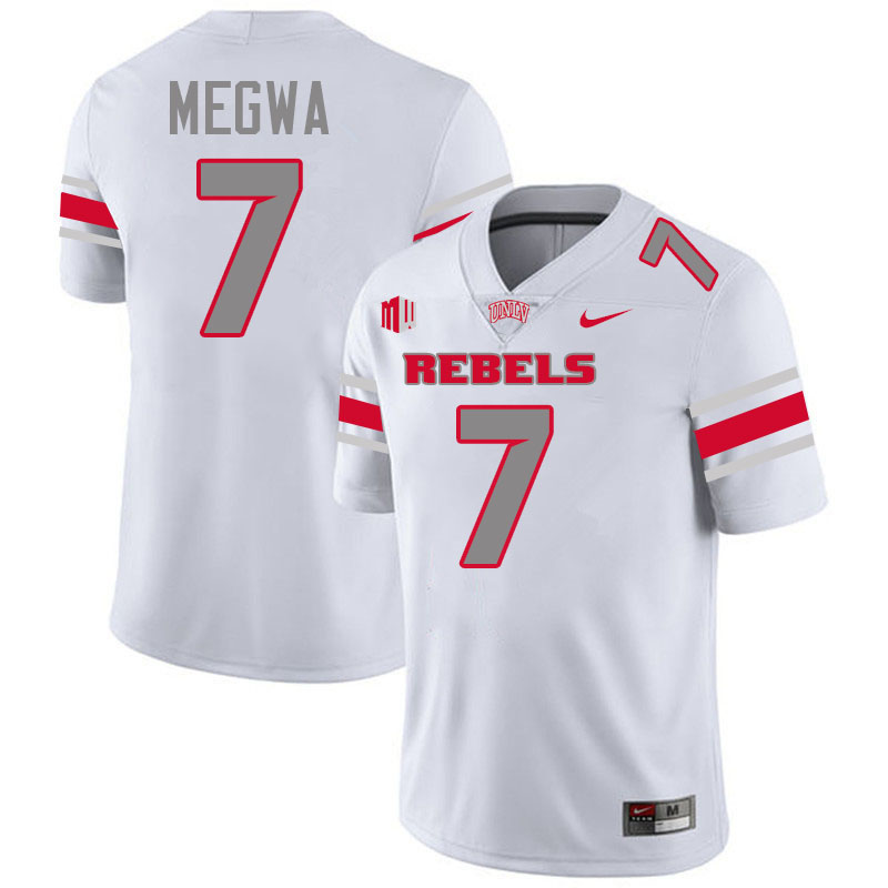 Emeka Megwa UNLV Jersey,UNLV Rebels Football Uniforms,Jerseys,Gears-White